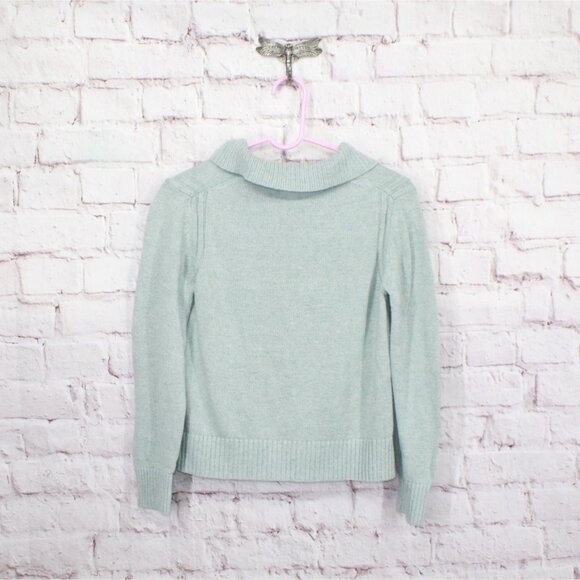 LL Bean Mint Green Cotton Blend Pullover Sweater Size S - Picture 6 of 9